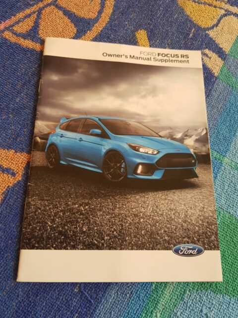 focus rs owners manual