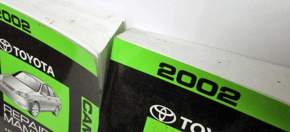 2002 toyota camry owners manual