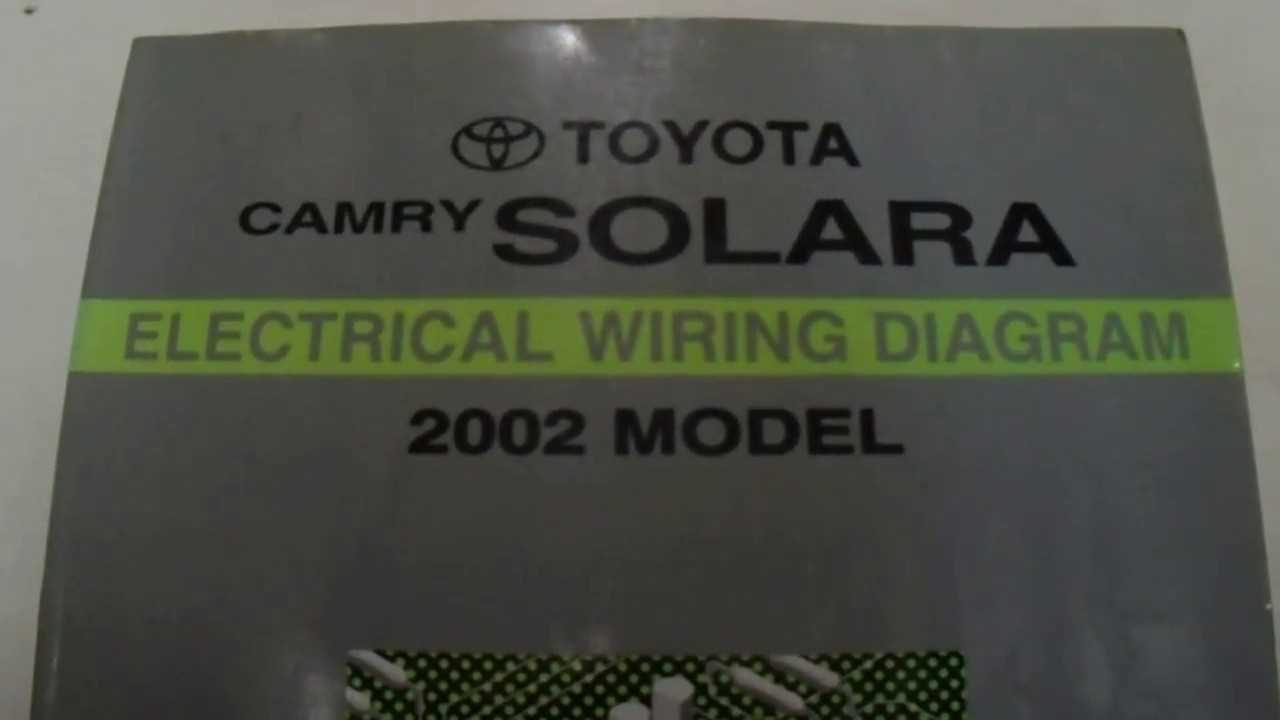 2002 toyota solara owners manual