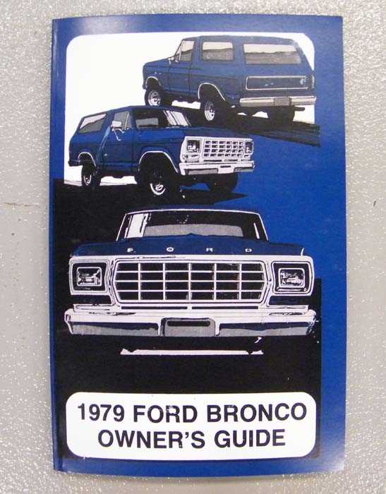 1979 ford f150 owners manual