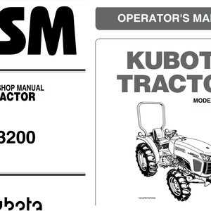 kubota l3200 owners manual