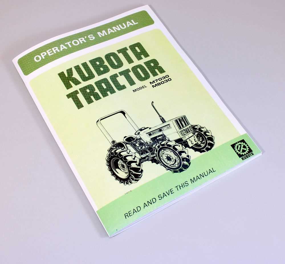 kubota f3060 owners manual