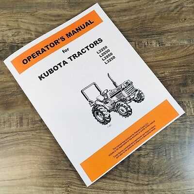 kubota l2500 owners manual