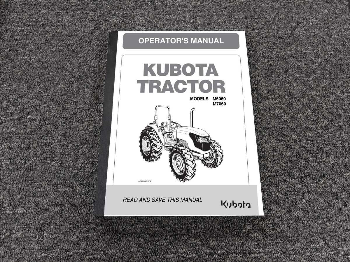 kubota m6060 owners manual