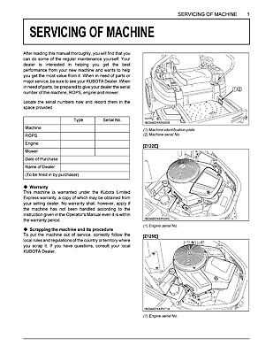 kubota z122r owners manual