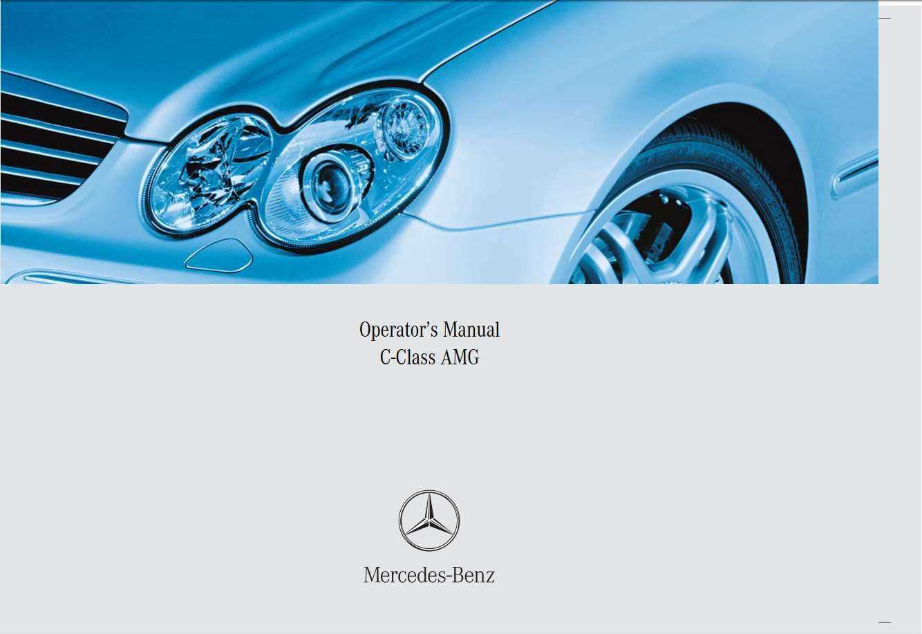 mercedes w203 owners manual