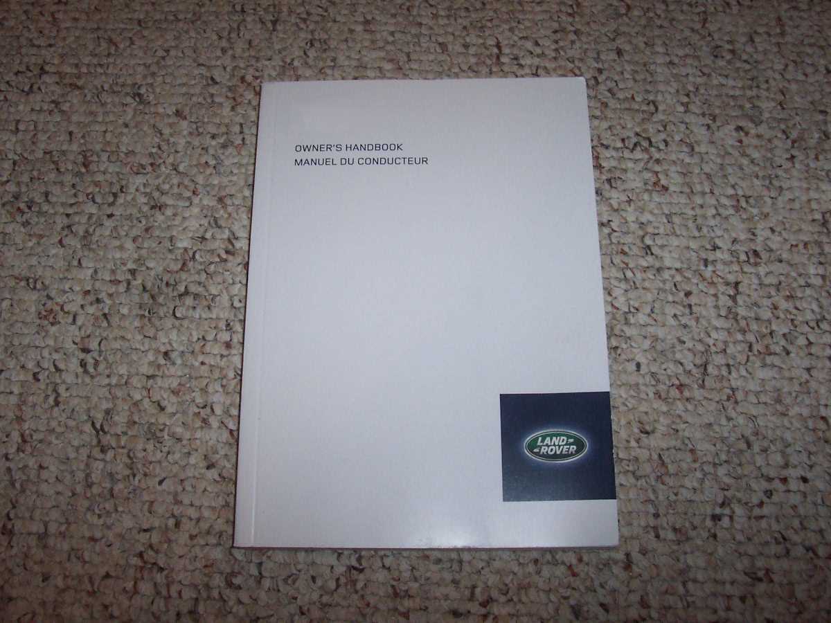 land rover evoque owners manual