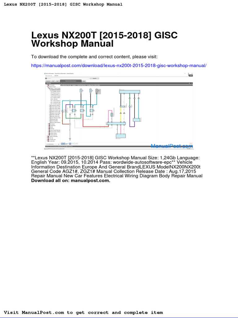 lexus nx 200t owners manual