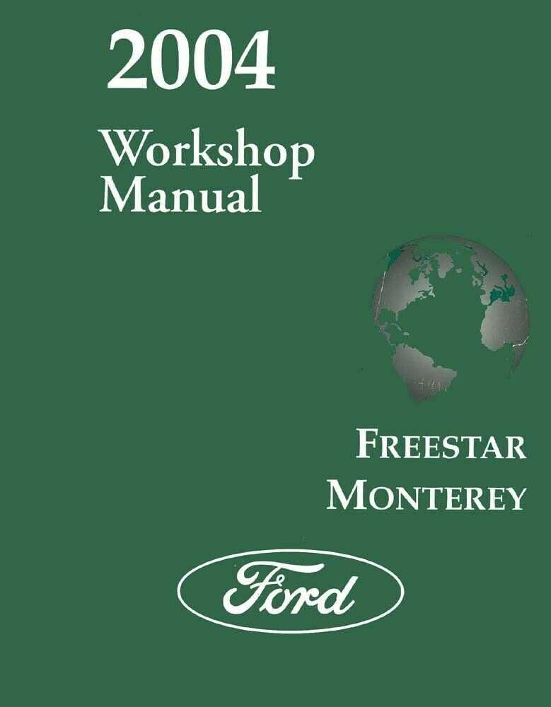 2004 mercury monterey owners manual