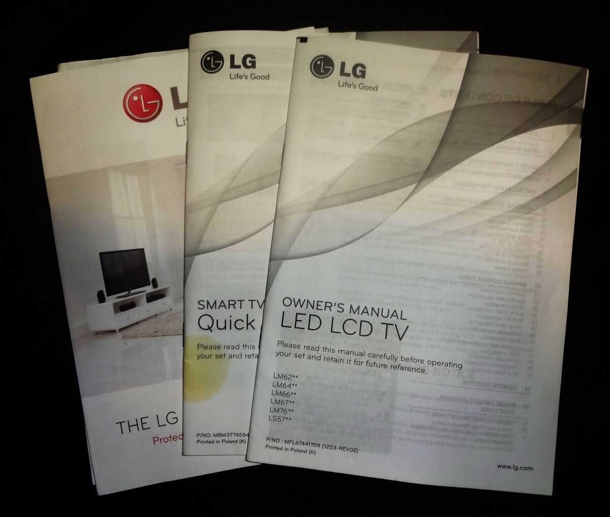 lg tv owners manual