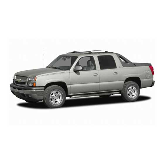 2008 chevy avalanche owners manual