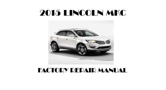 lincoln mkc owners manual