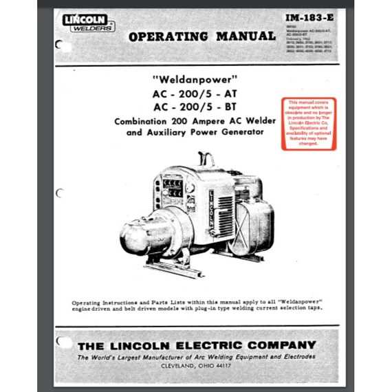 lincoln welder owners manual