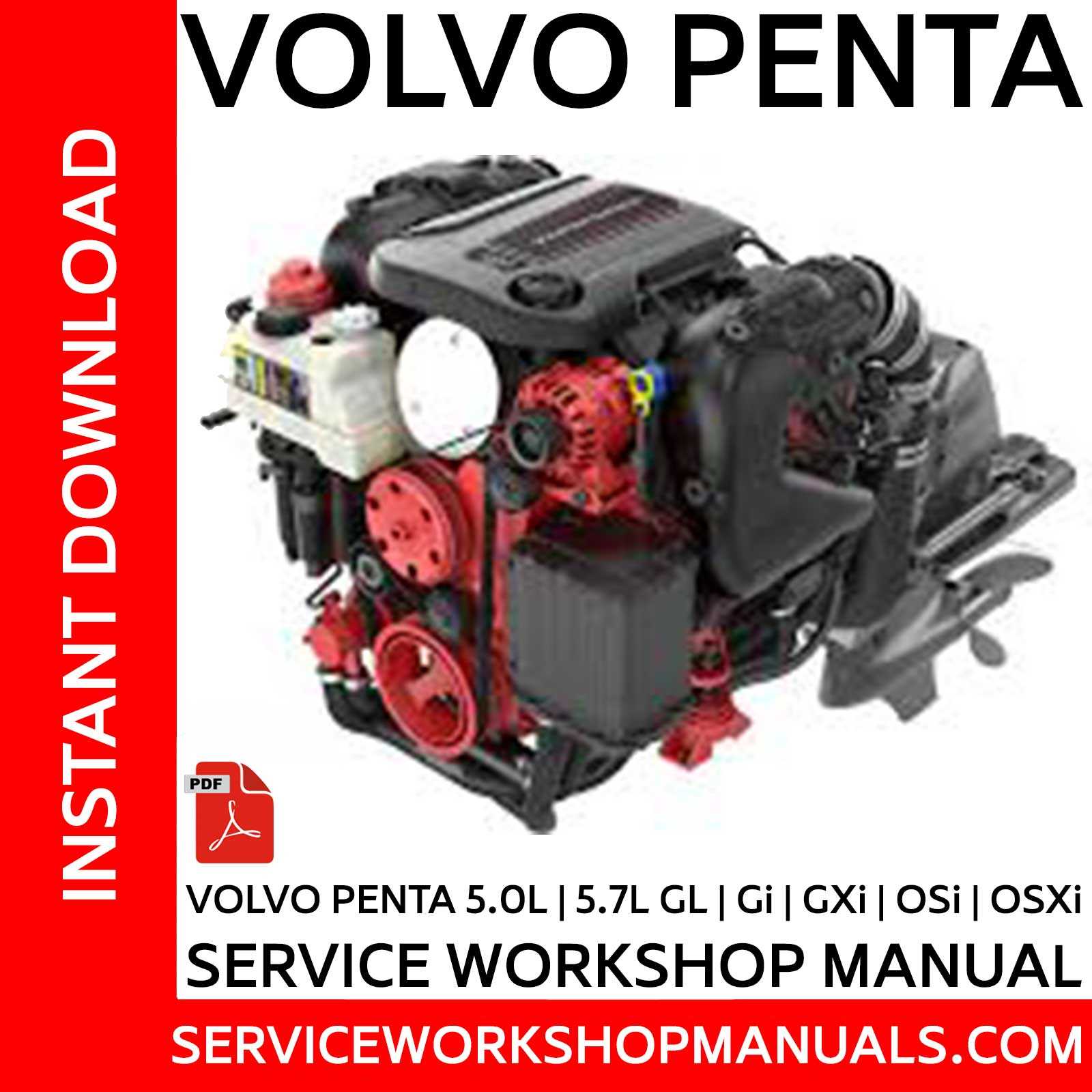 volvo penta 5.0 gxi owners manual