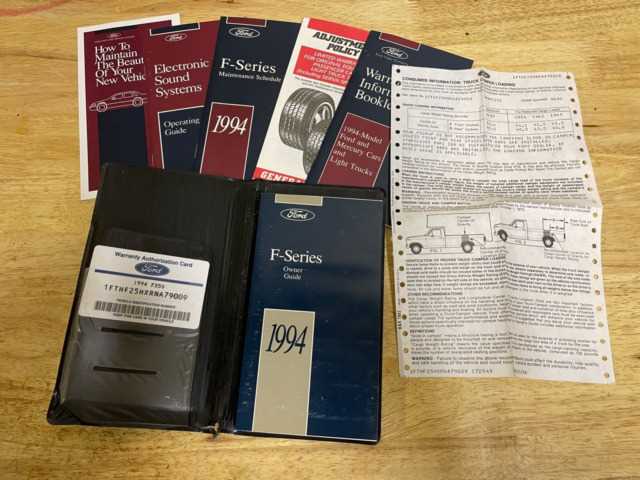 94 f150 owners manual