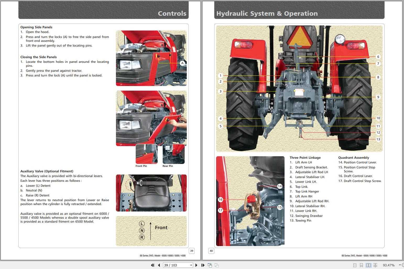 mahindra 5500 owners manual