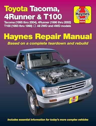 toyota t100 owners manual