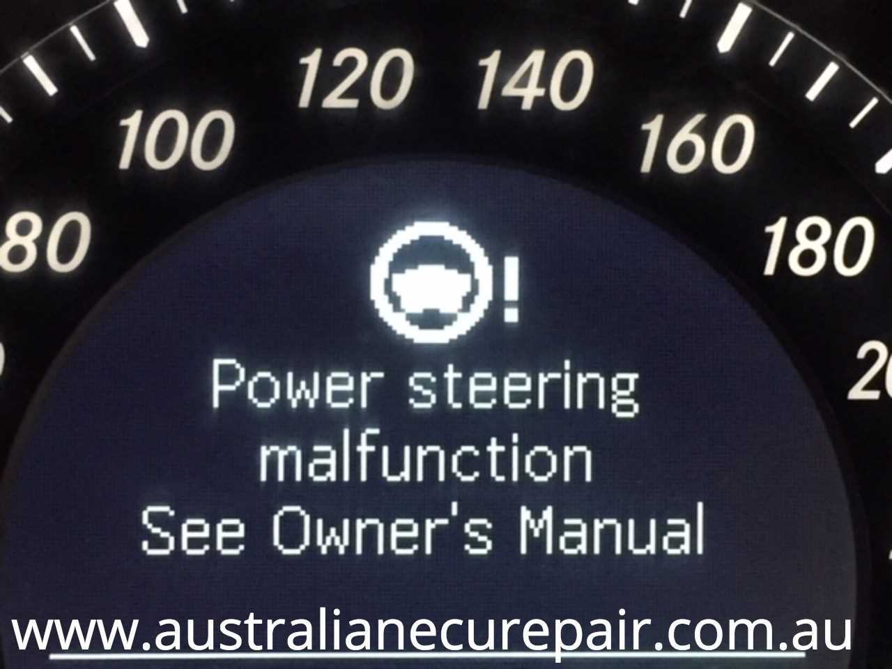 malfunction see owners manual mercedes