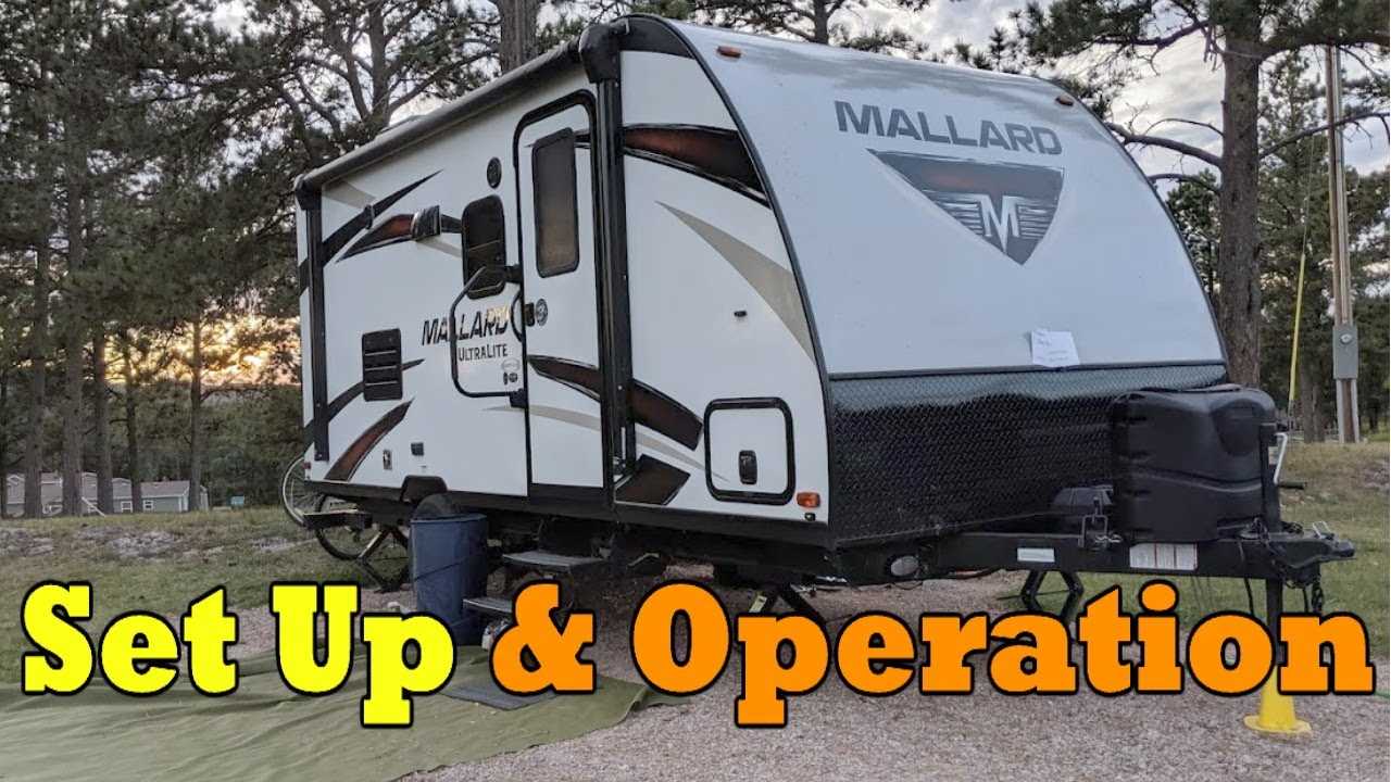 mallard travel trailer owners manual