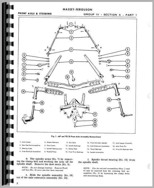 massey ferguson 35 owners manual