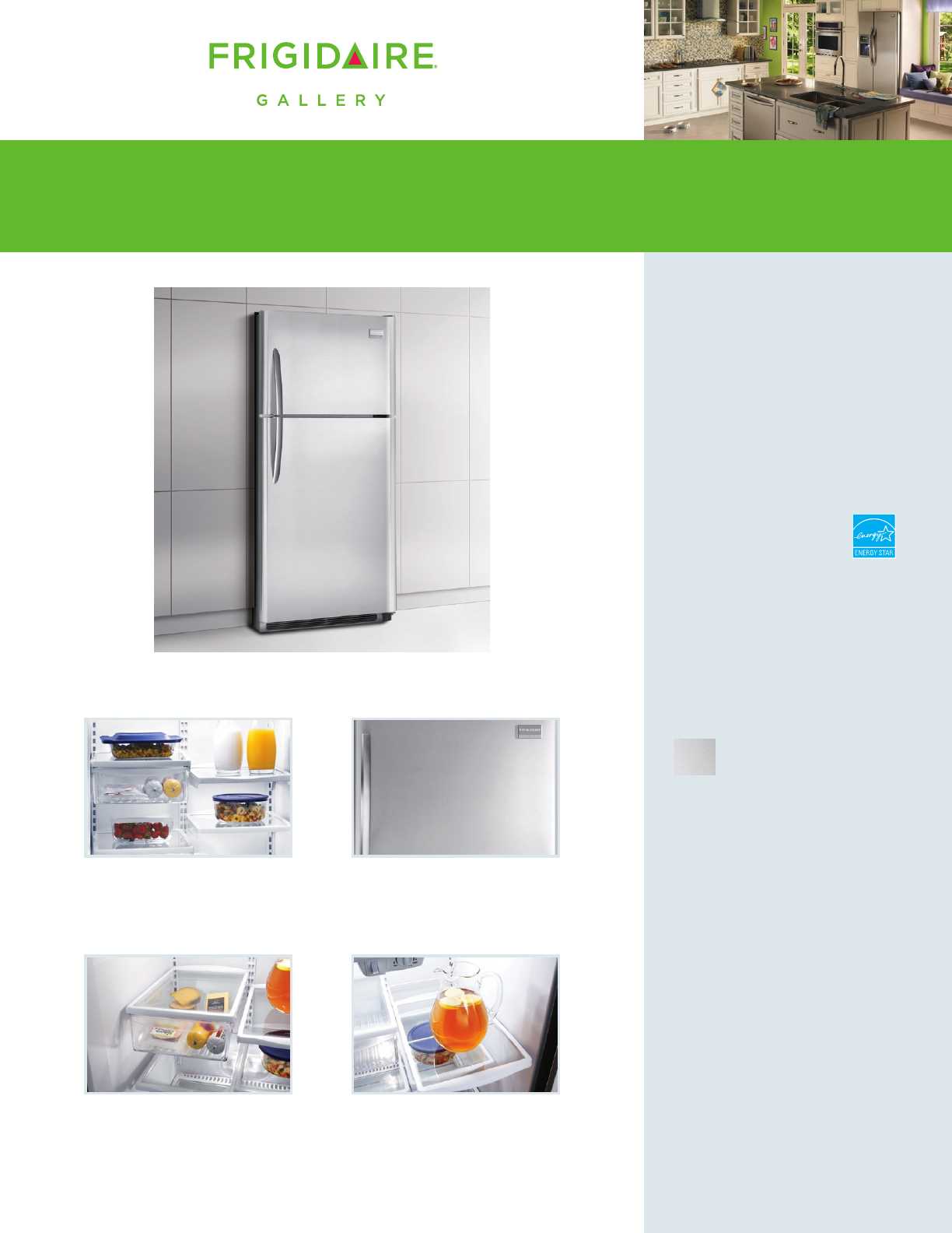 frigidaire gallery fridge owners manual