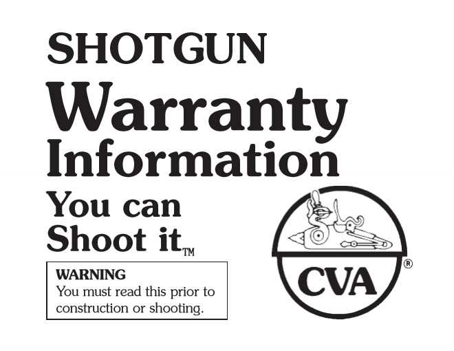 cva wolf owners manual