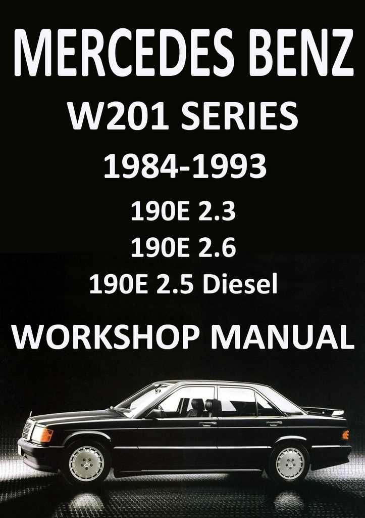 mercedes 190e owners manual