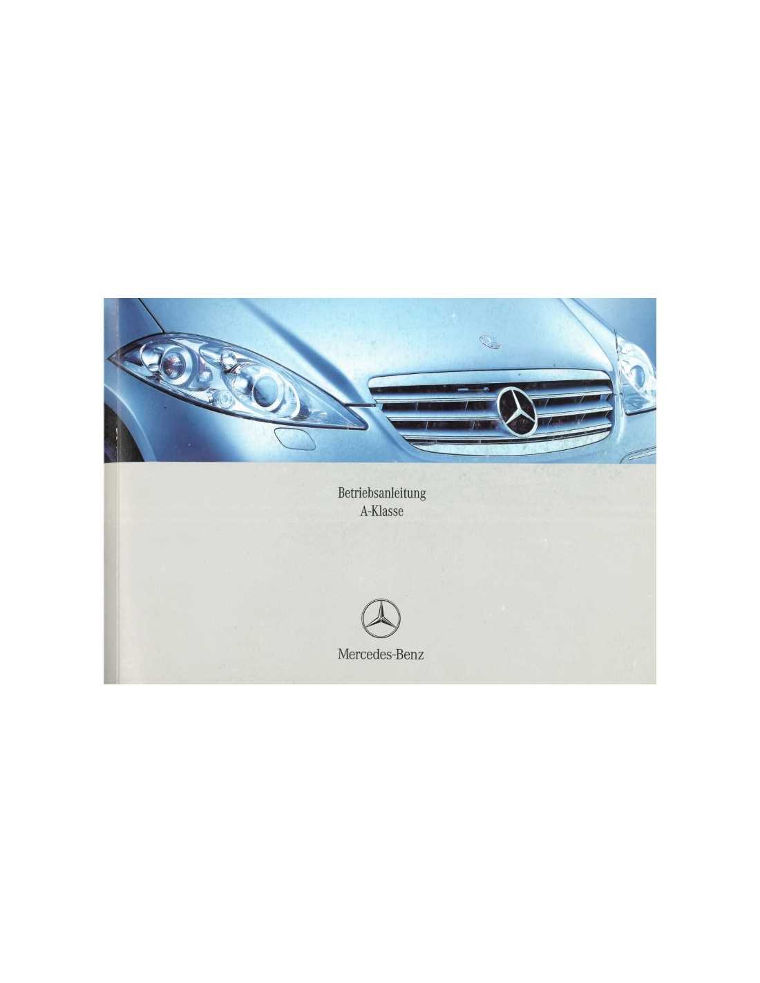 mercedes a220 owners manual