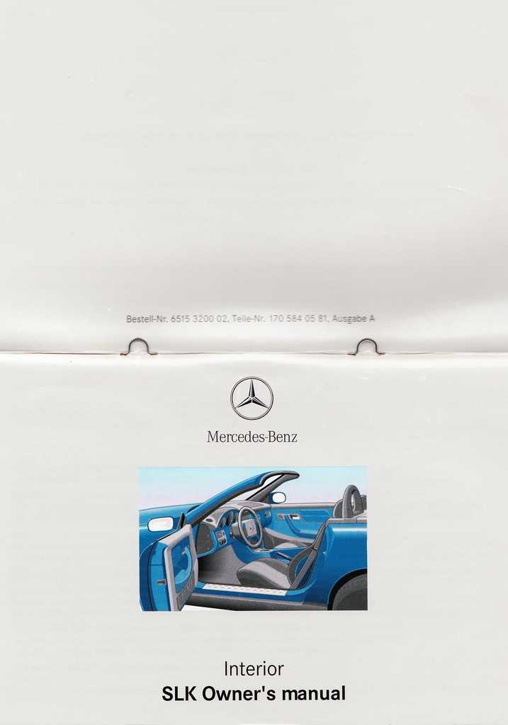 mercedes clk 320 owners manual