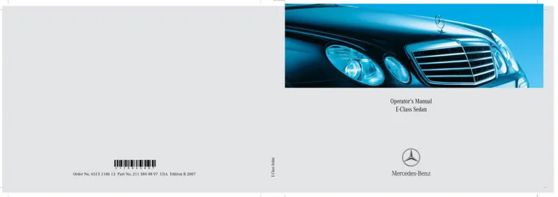 mercedes e300 owners manual