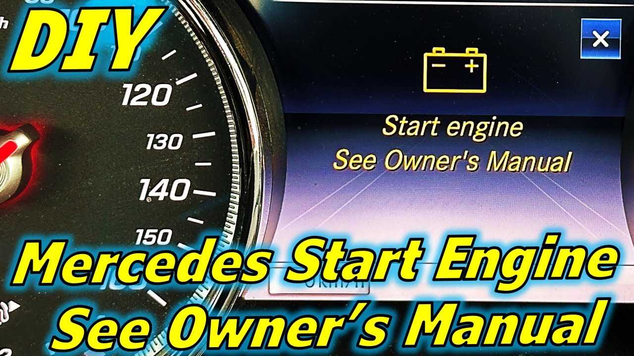 mercedes red battery light see owners manual