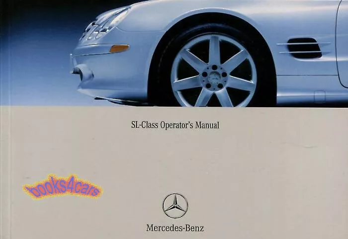 mercedes sl500 owners manual