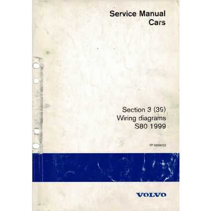 1999 volvo s80 owners manual