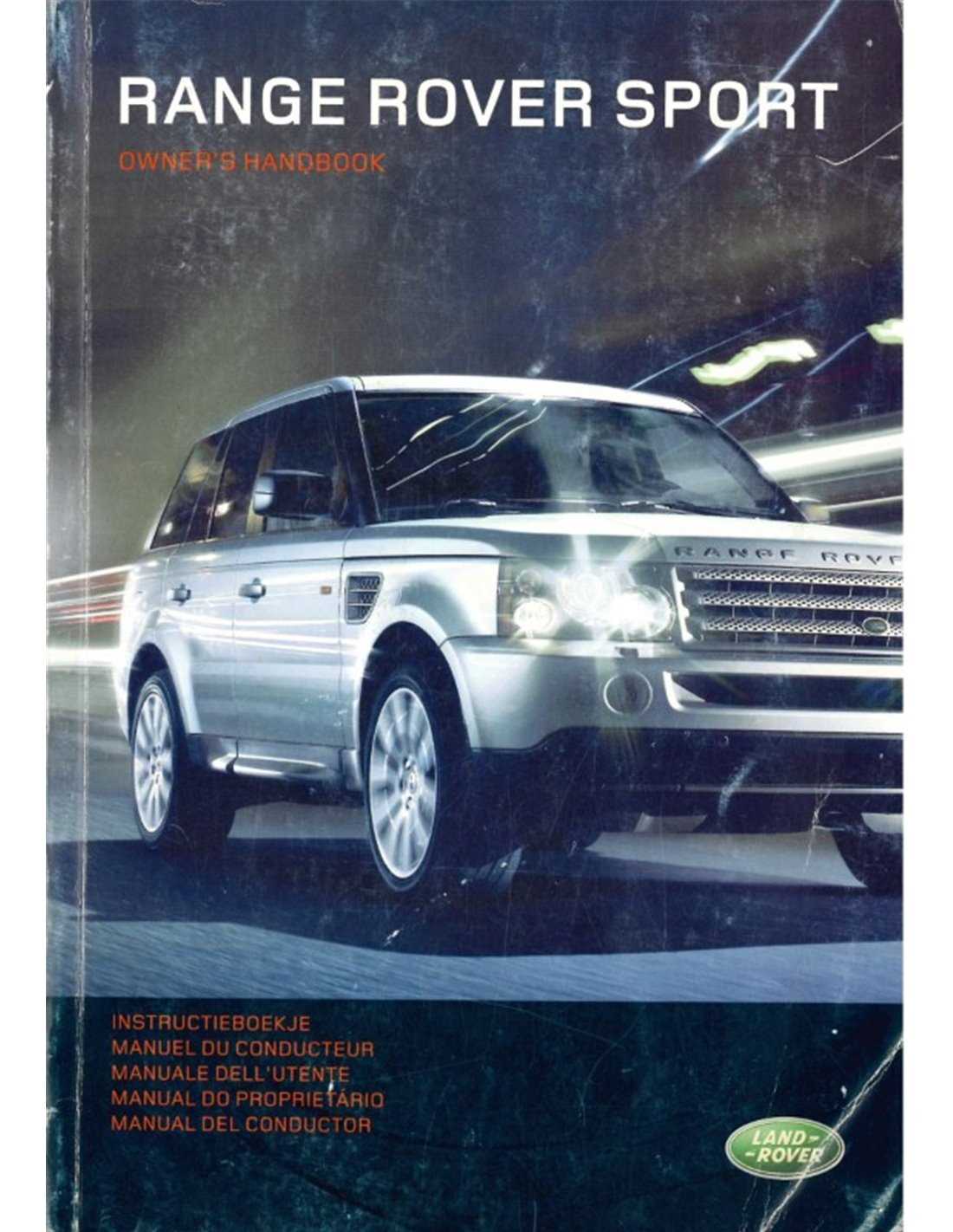 2008 range rover sport owners manual