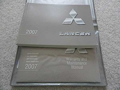 mitsubishi lancer owners manual