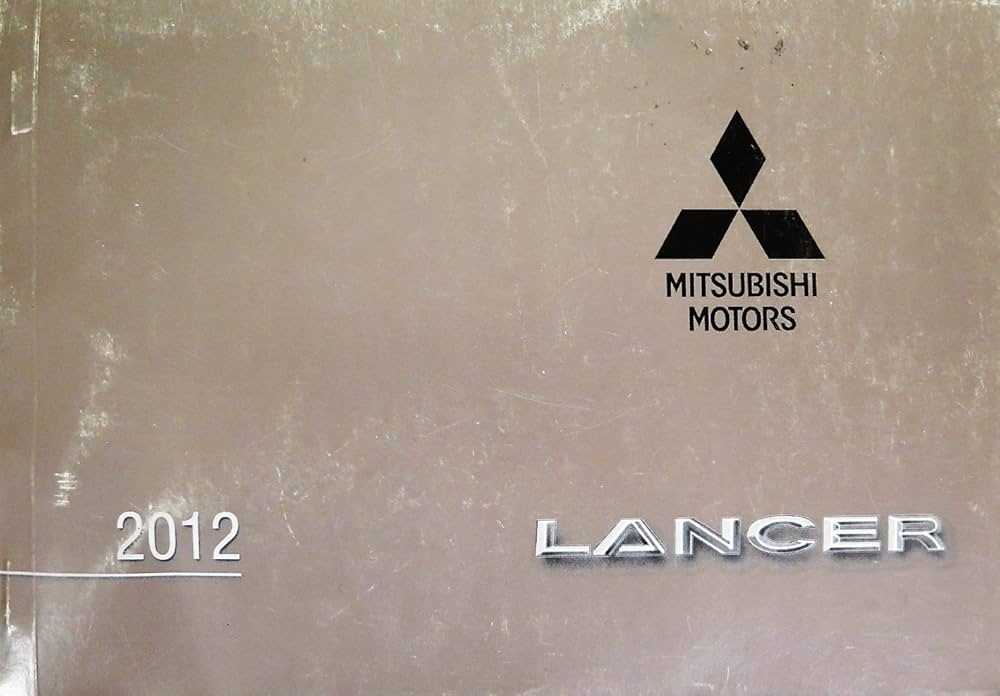 mitsubishi lancer owners manual