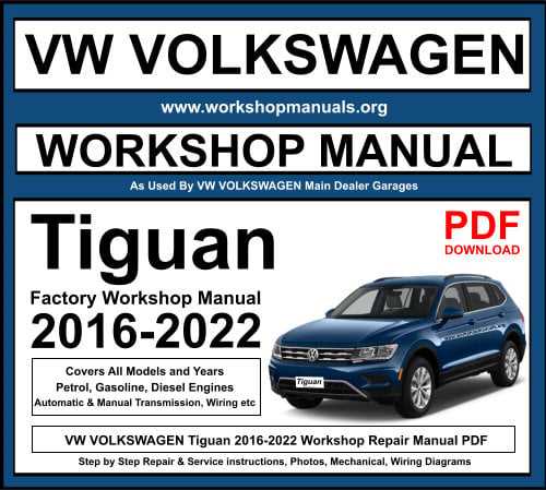 2019 volkswagen tiguan owners manual