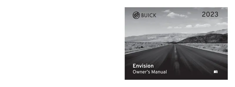 2023 buick envision avenir owners manual