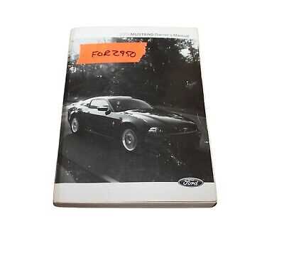 ford mustang owners manual