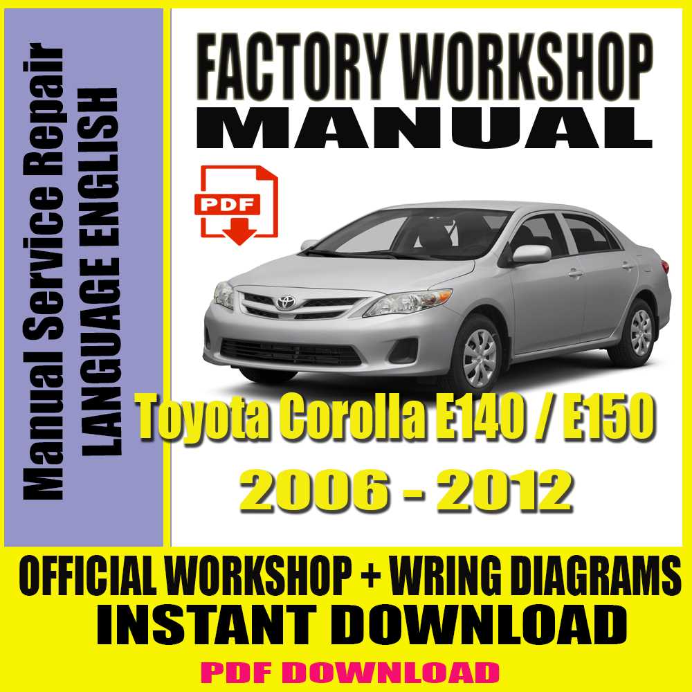 2006 toyota corolla s owners manual