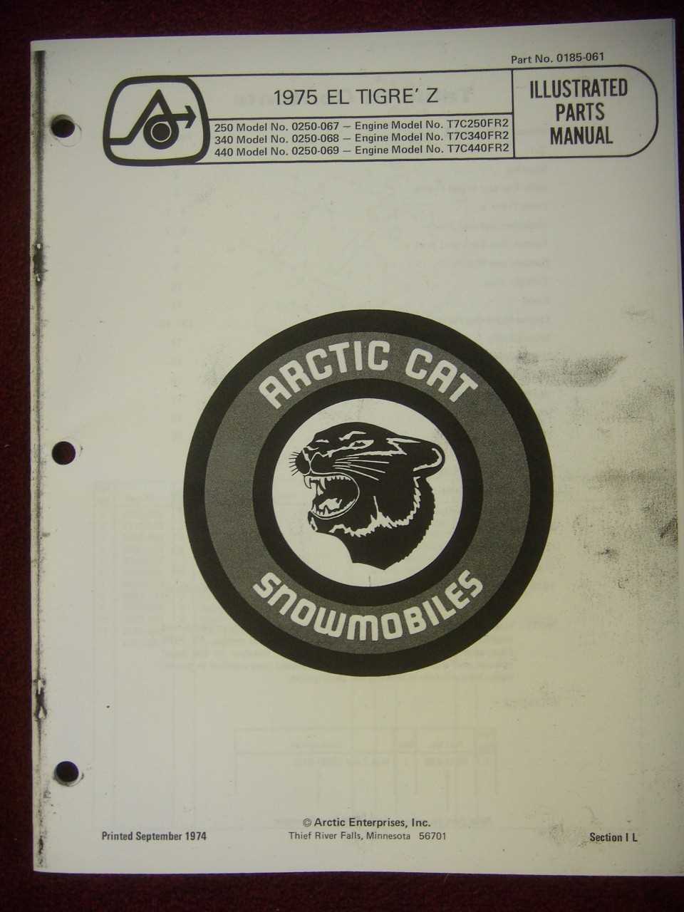 arctic cat owners manuals