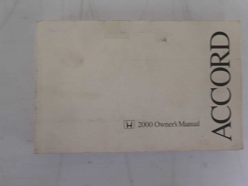 2000 honda accord ex v6 owners manual