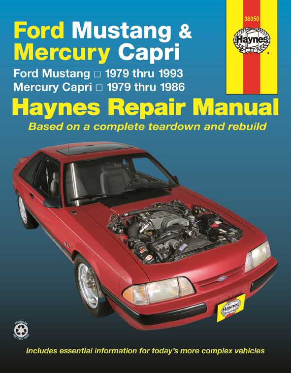 1993 ford mustang owners manual