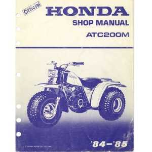 1985 honda big red owners manual