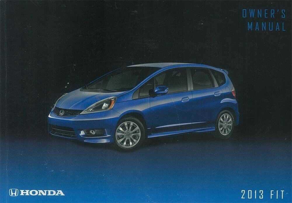 2013 honda fit sport owners manual