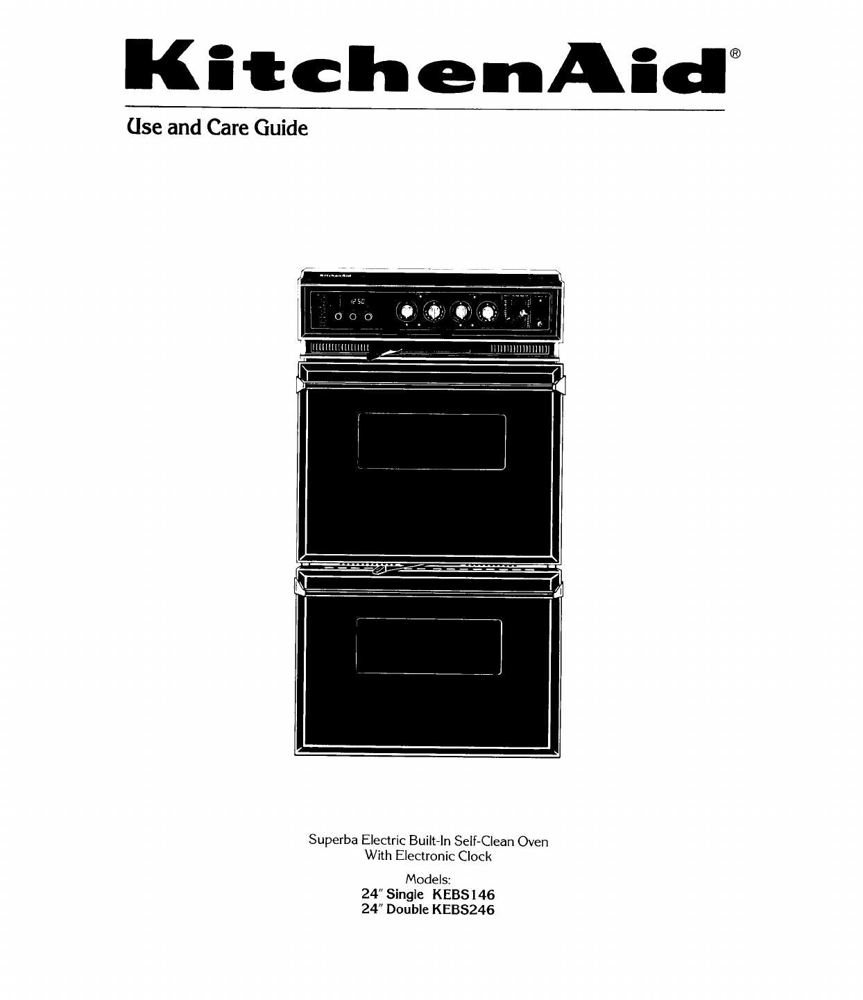 kitchenaid double oven owners manual