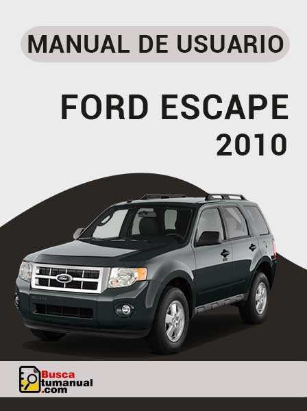 2010 ford escape owners manual