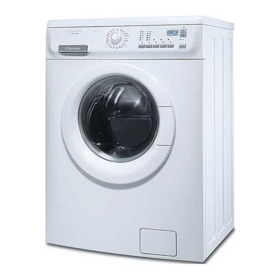 electrolux washer owners manual