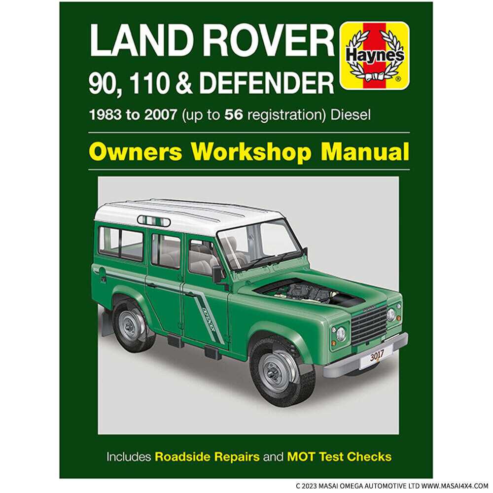 land rover defender owners manual