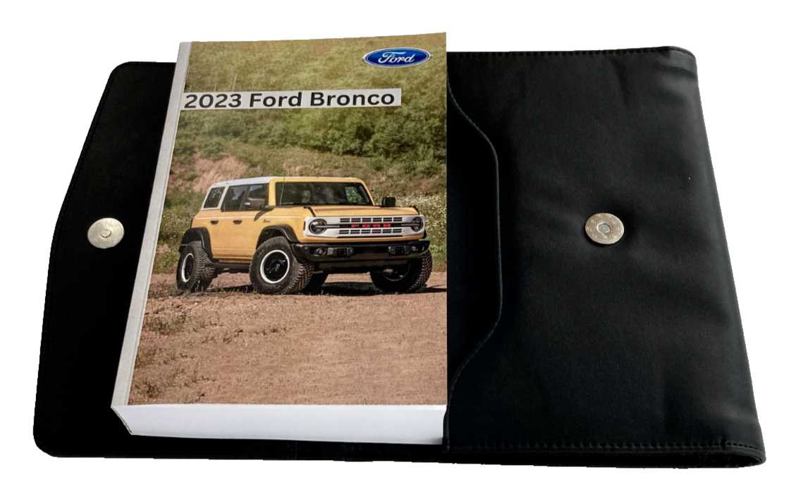 ford bronco 2022 owners manual